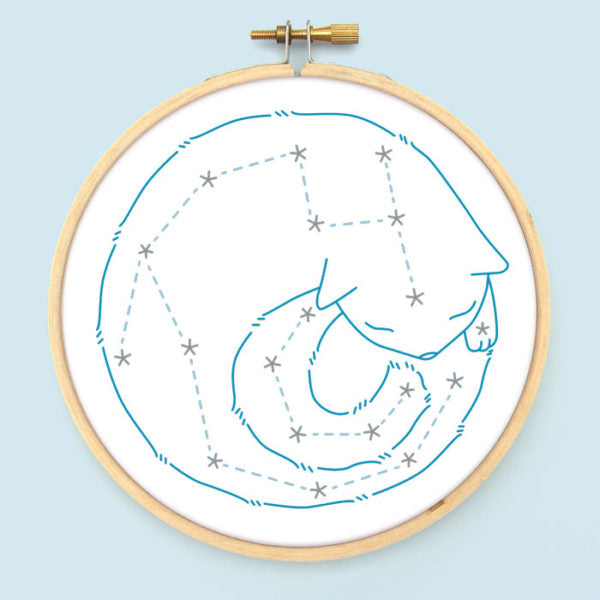 Catstellations Embroidery Transfers