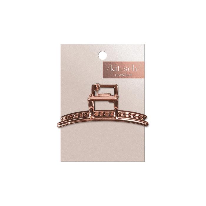Rose Gold Bar Claw Clip