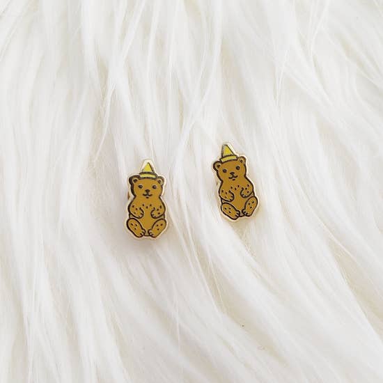 Honey on sale bear earrings