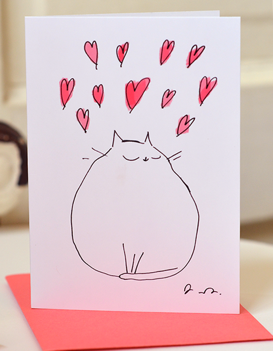 Lotsa Love Mini Cat Card