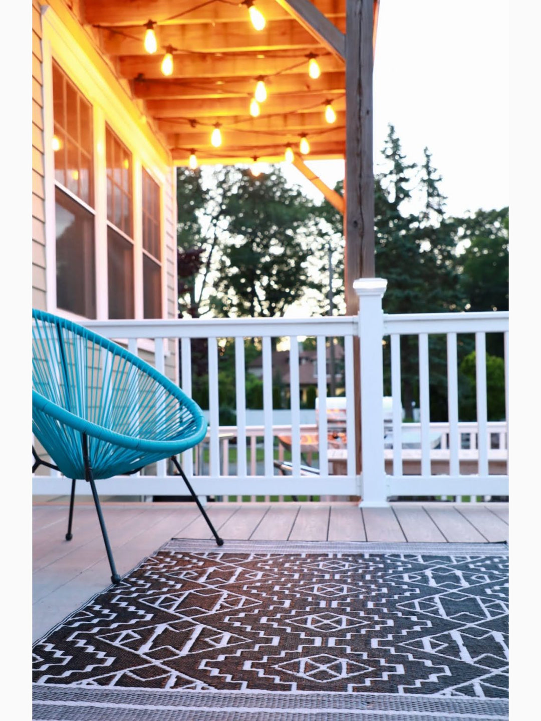 Kilimanjaro Black Indoor/Outdoor Rug