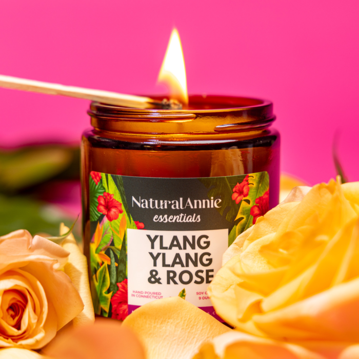 Ylang Ylang & Rose 4oz Candle