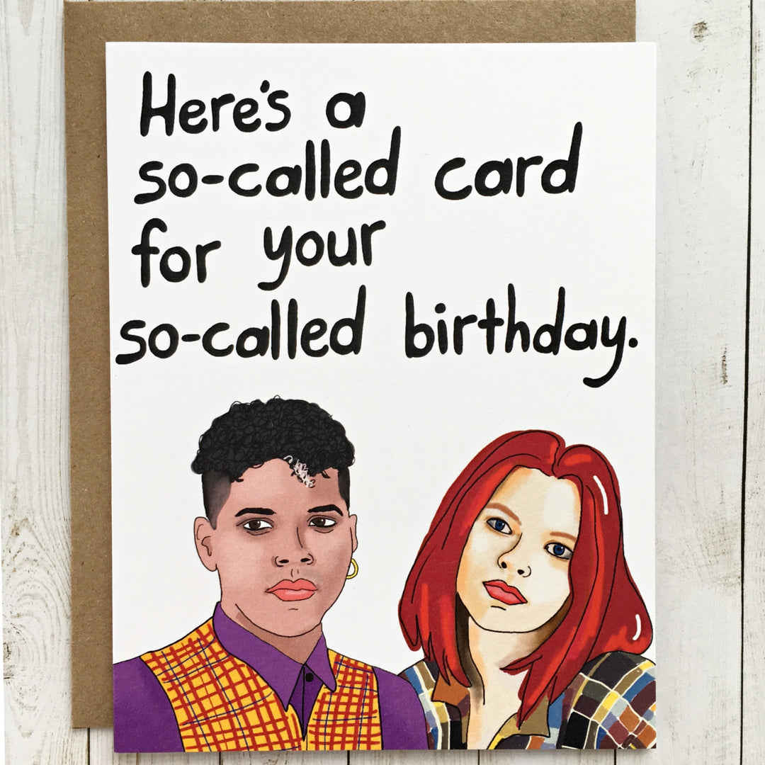 My So-Called Life 90's Birthday Card