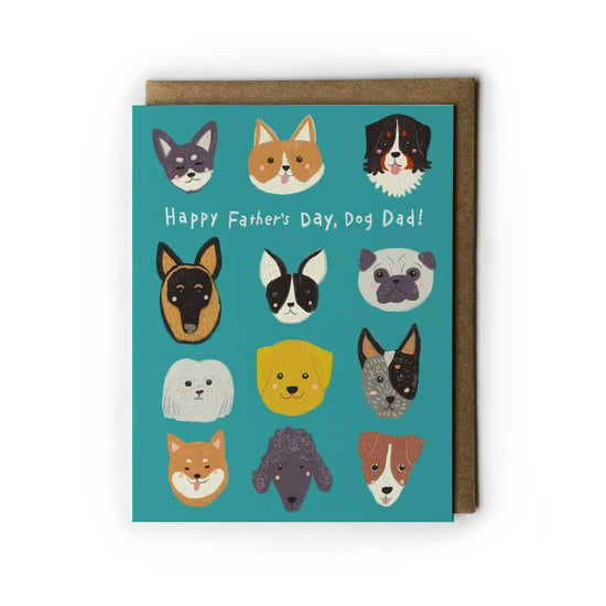 Dog Dad Father's Day Card