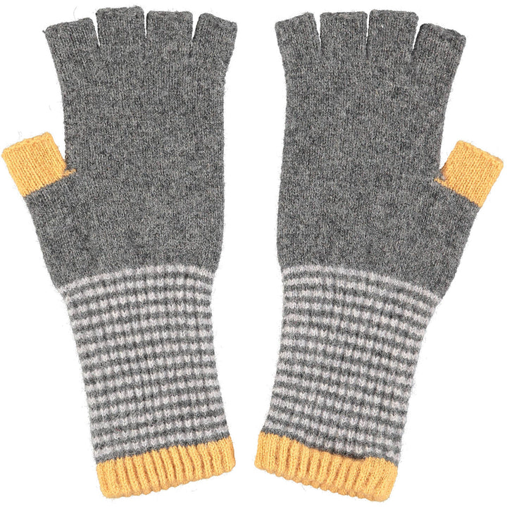 Adult Fingerless Lambswool Gloves