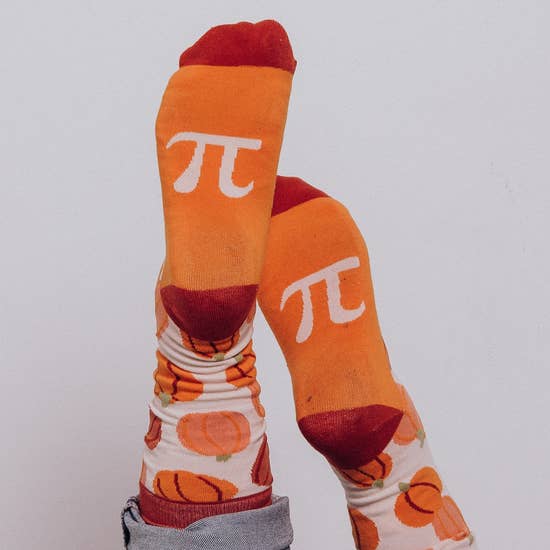 Pumpkin Pi Crew Socks