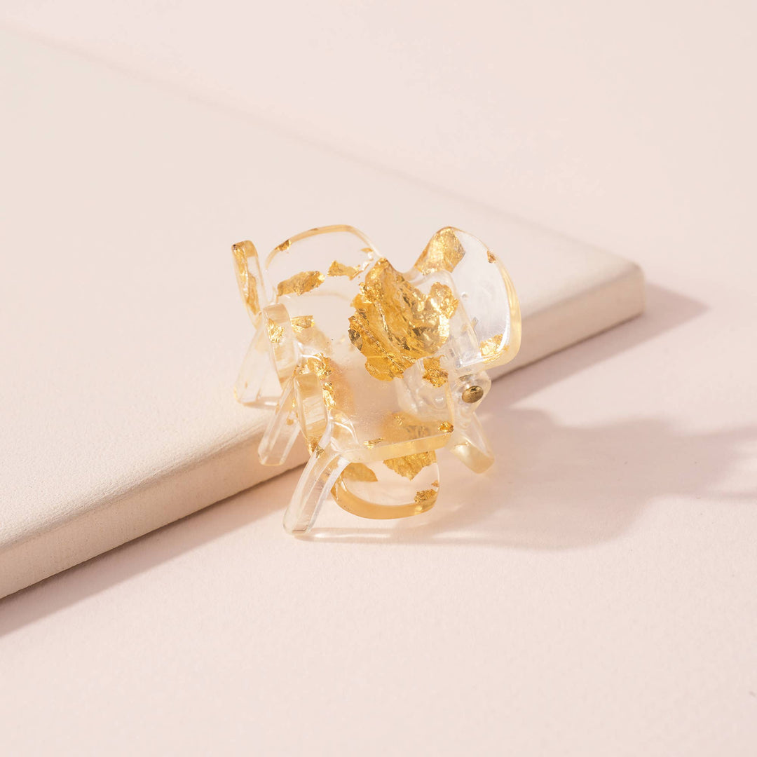 Mini Tortoise Hair Claw