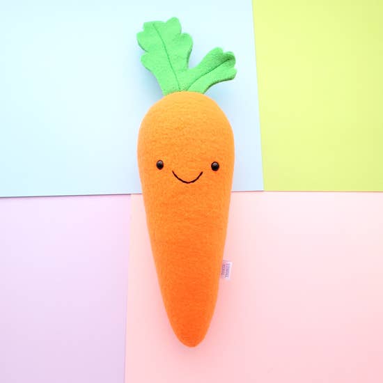 Happy Carrot Plushie