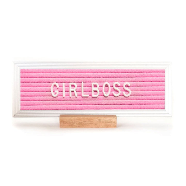 10 x 3.5  Letter Board - Pink