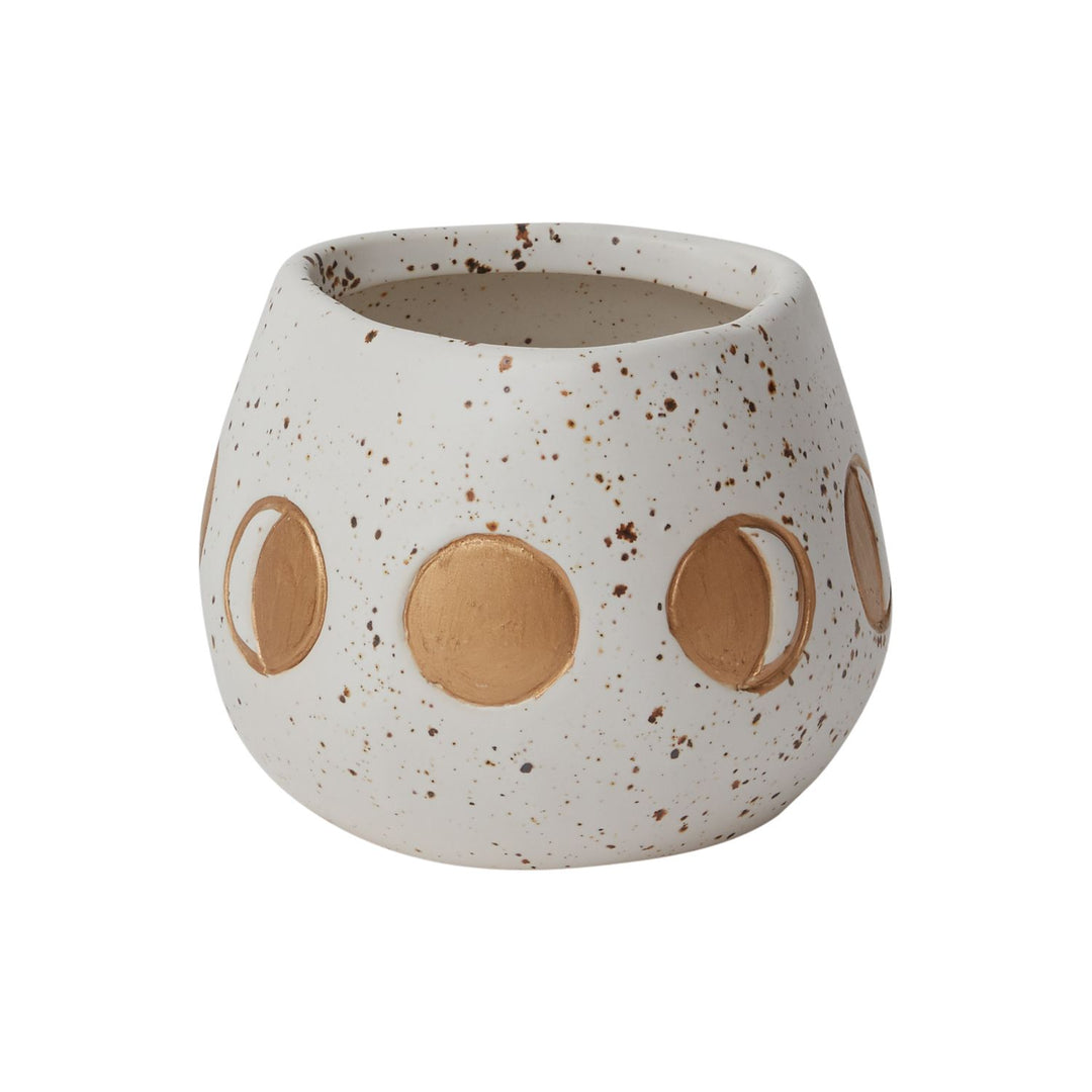 Moon Phase Speckled Pot