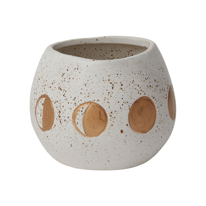 Moon Phase Speckled Pot