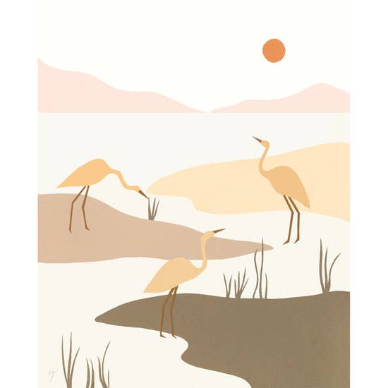 Marsh Birds 8x10 Print