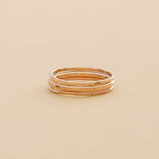 Logan 3 Stack Ring Set