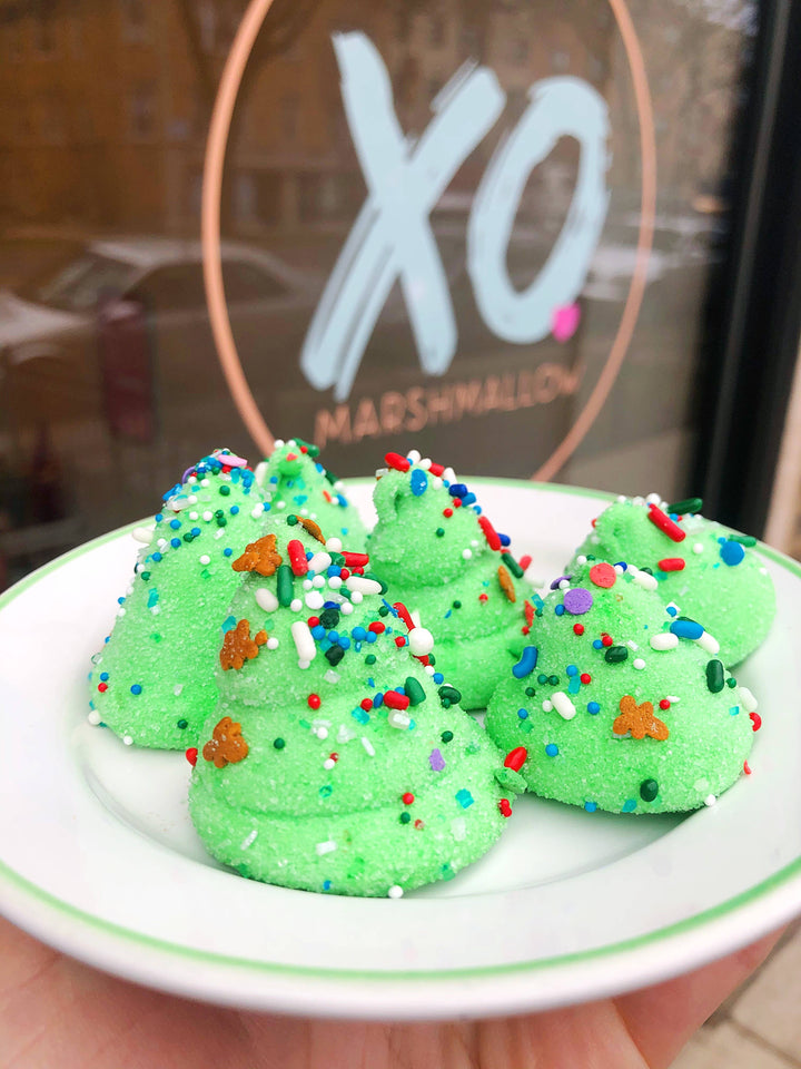 Christmas Marshmallow Treeeeeats