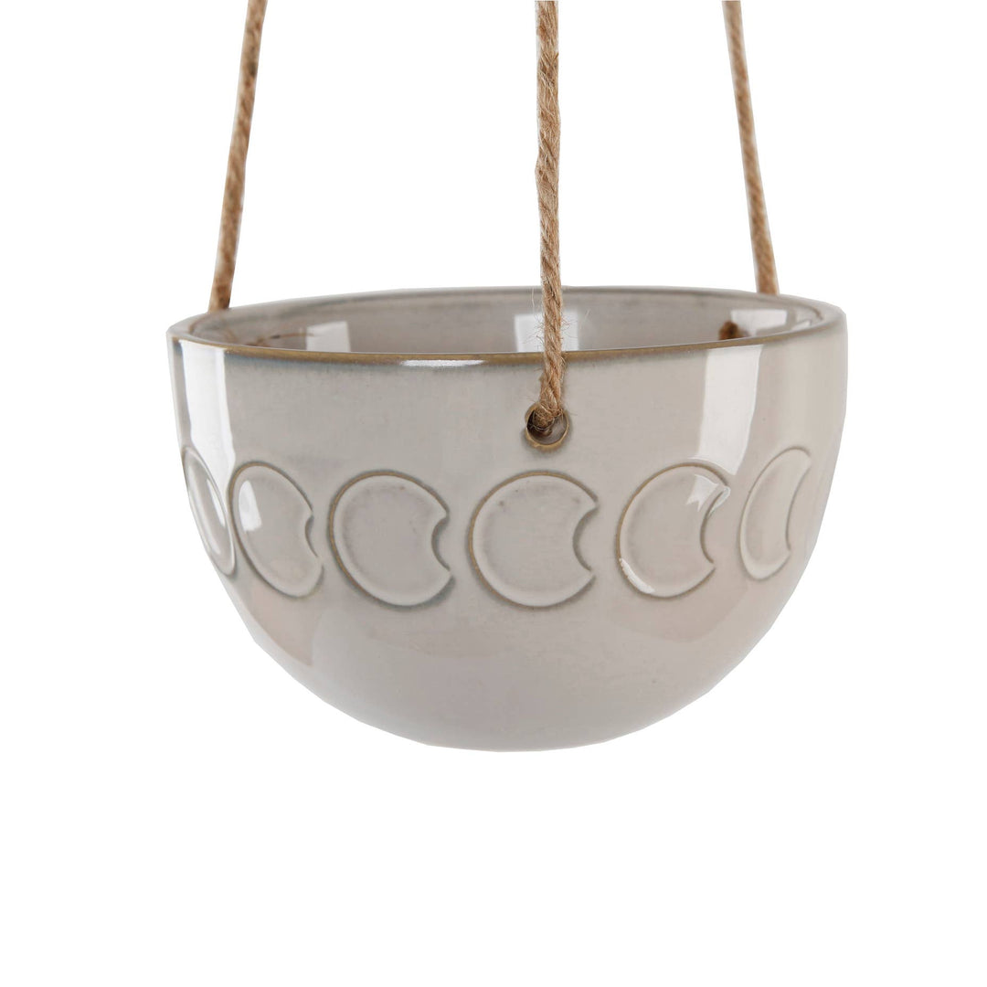 Phases of the Moon Hanging Planter