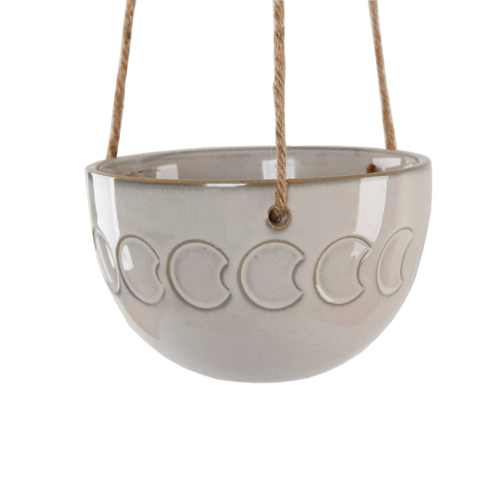 Phases of the Moon Hanging Planter