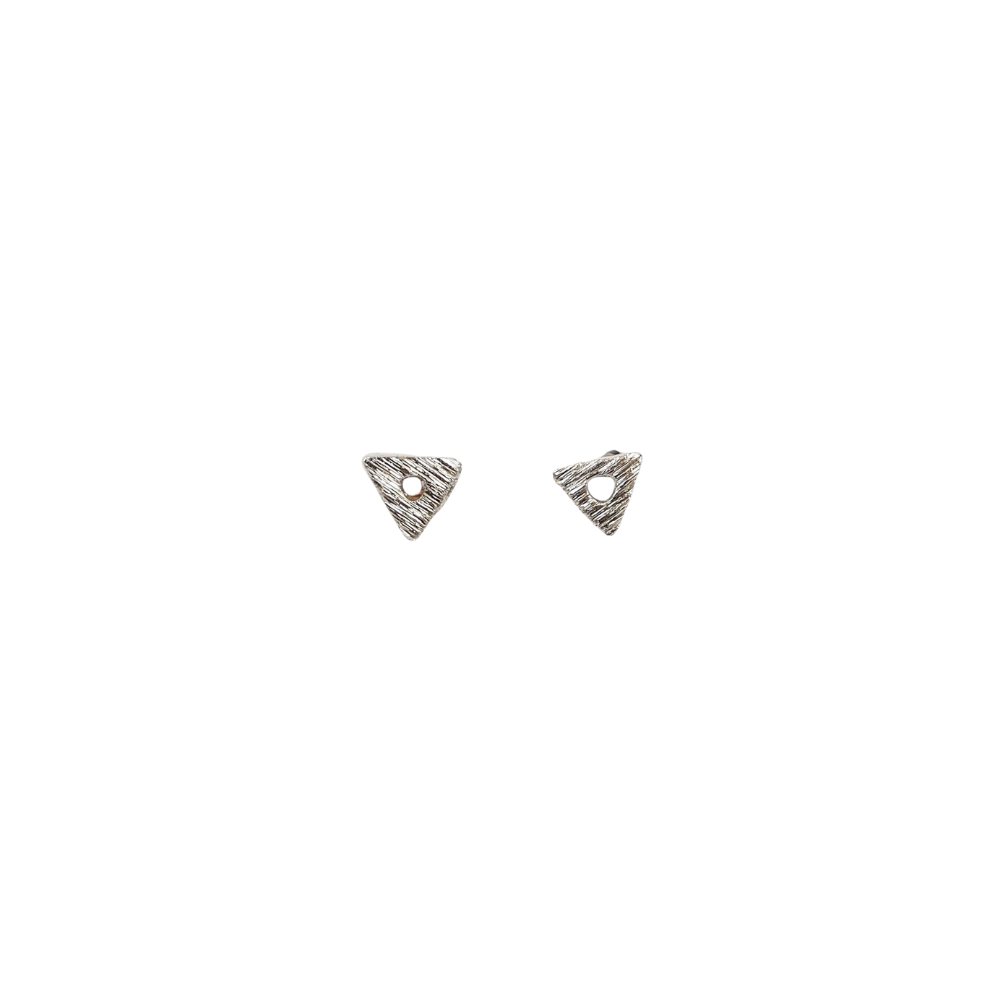 Triangle Dot Stud Earrings