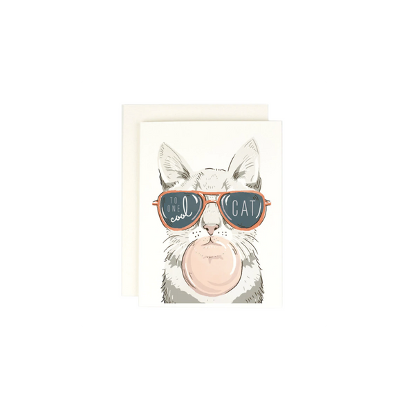 One Cool Cat Greeting Card
