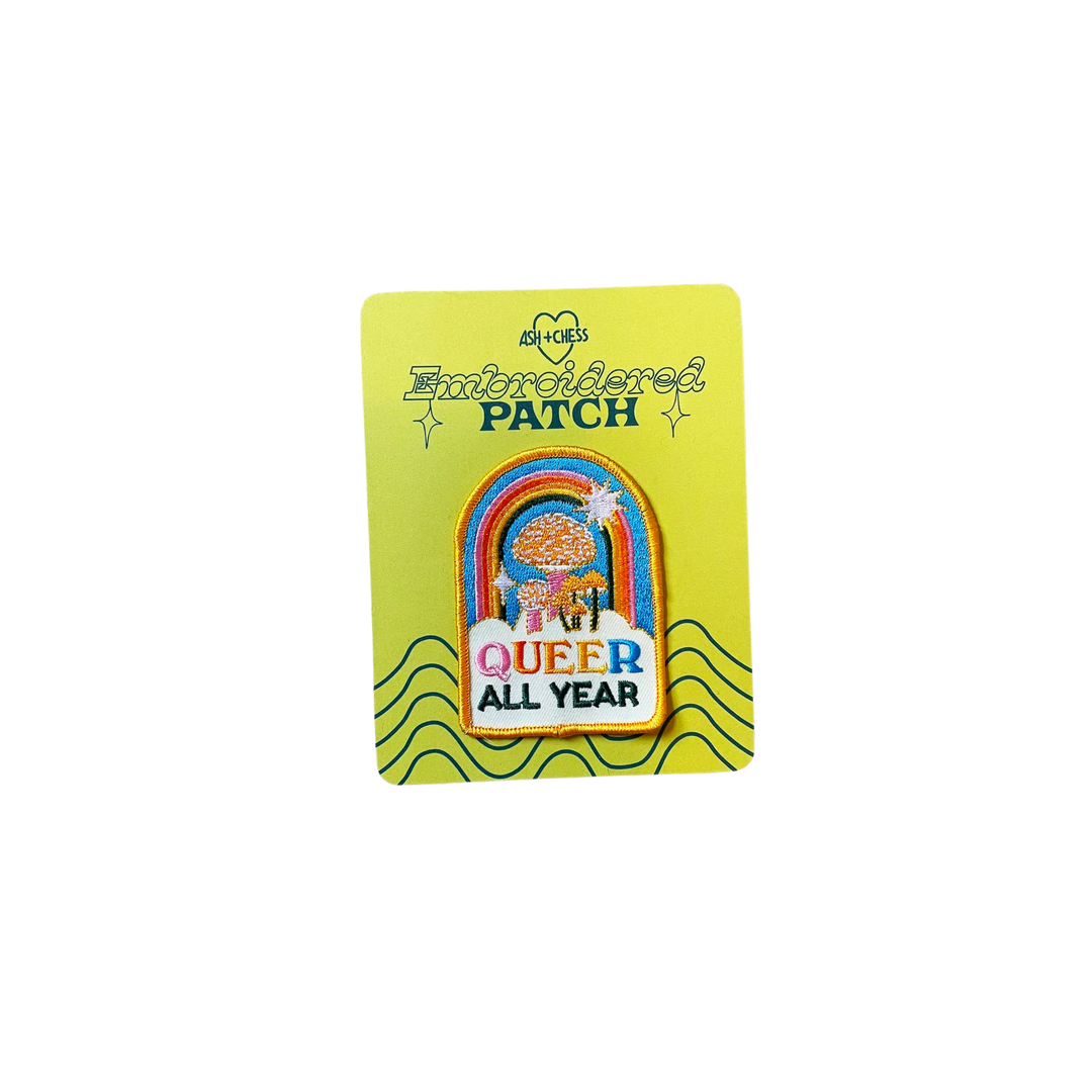 Ash + Chess Queer All Year Patch