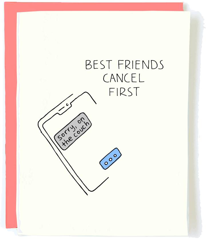 Best Friends Cancel Card