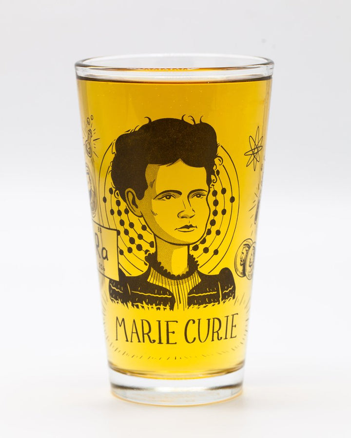 Marie Curie Pint Glass