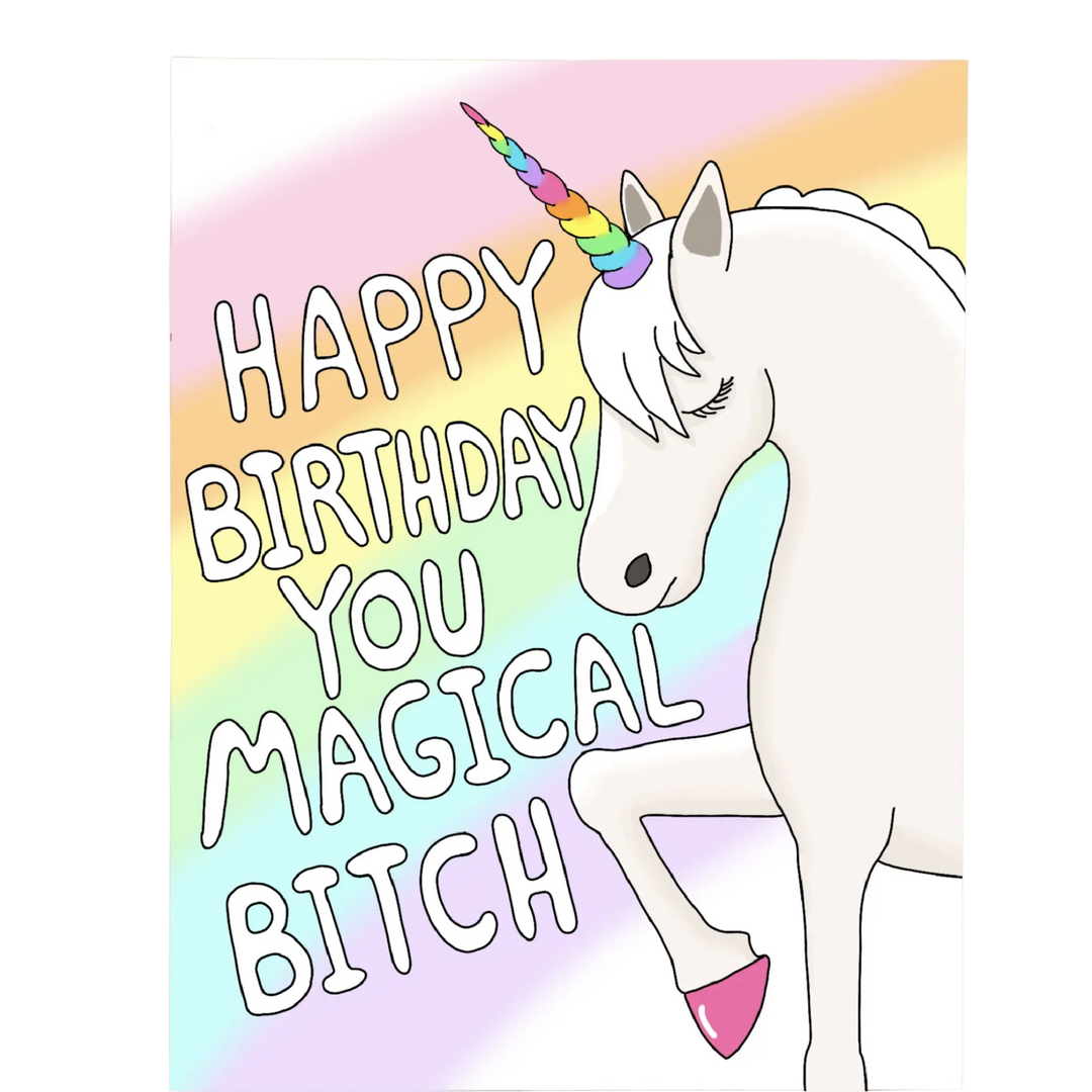 Magical Bitch Birthday Card