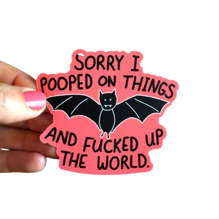 Bat Poop Sticker