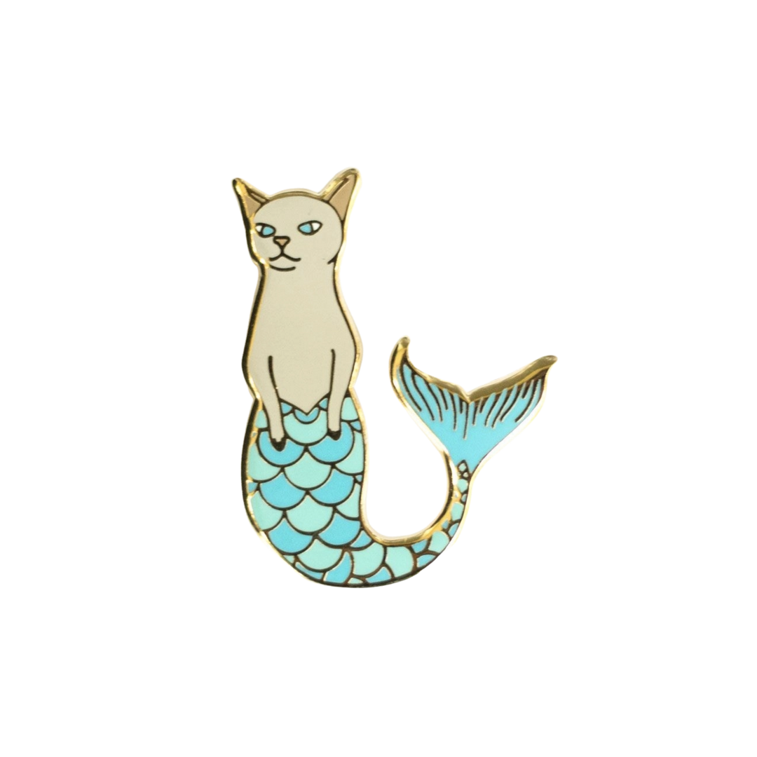 Purrmaid Enamel Pin