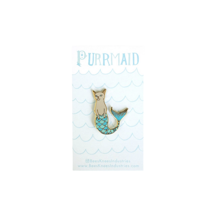 Purrmaid Enamel Pin