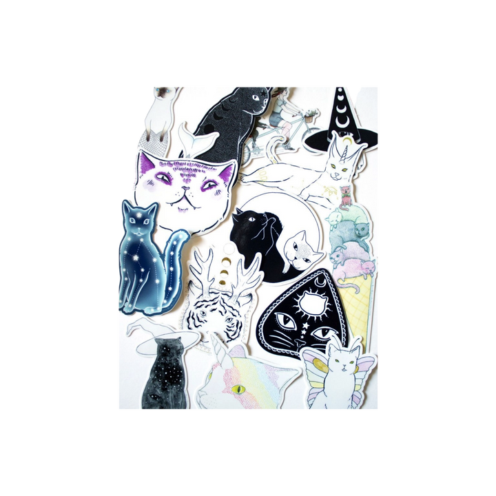 Celestial Cat Vinyl Sticker