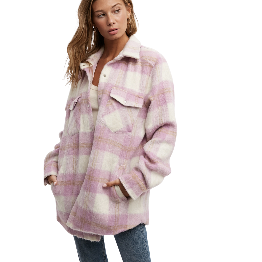 Brushed Flannel Jacket