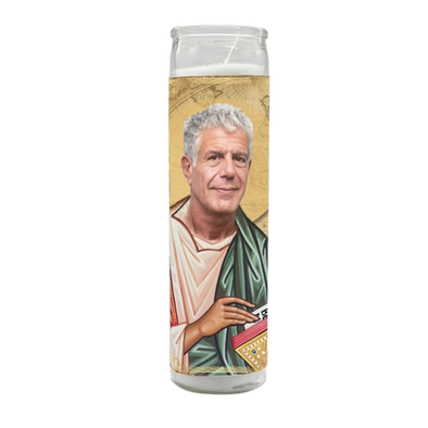 Saint of Food and Life (Anthony Bourdain) Candle