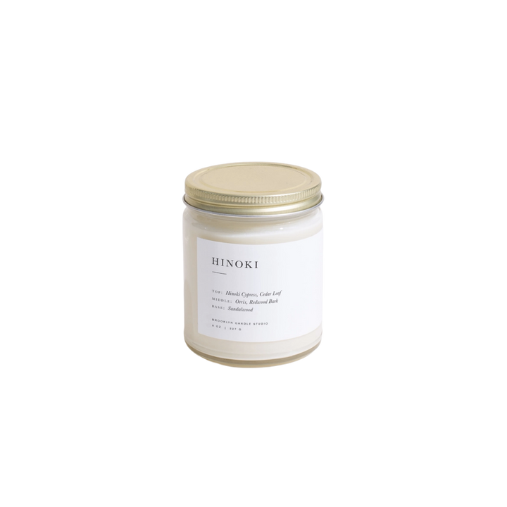 Hinoki Minimalist Candle