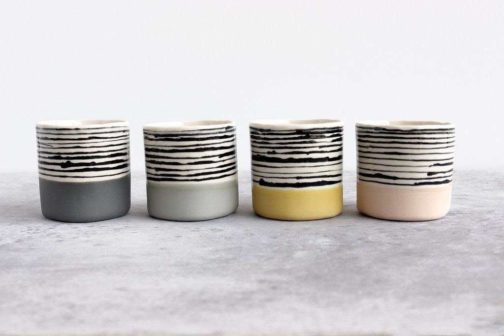 Small Striped Tumblers - Assorted Colors