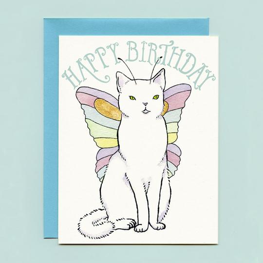 Catterfly Birthday Card