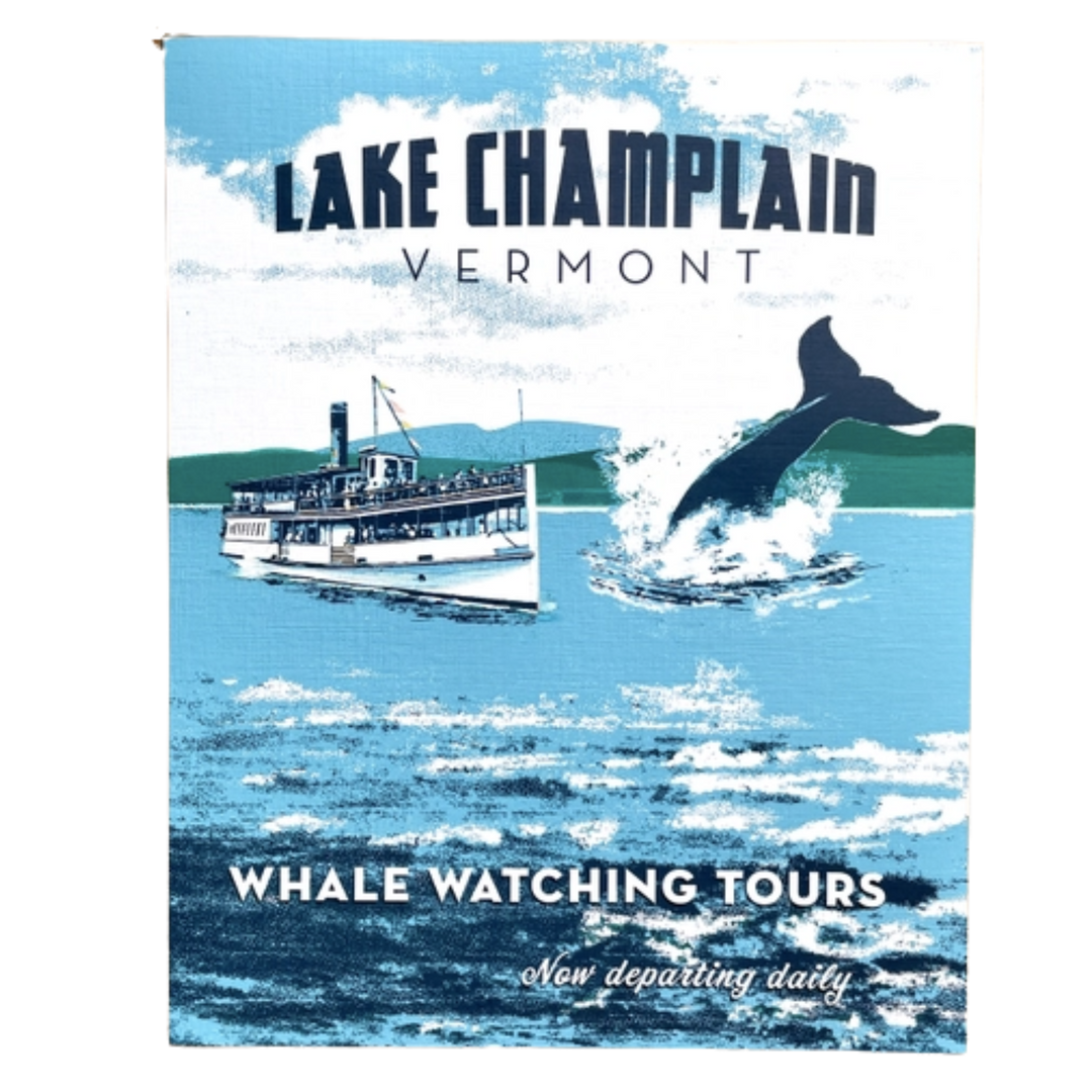 Vermont Lake Champlain Whale Watching Tours Print