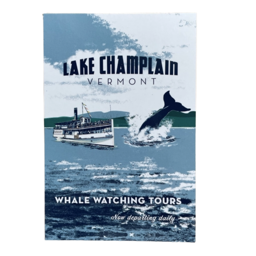 Vermont Whale Watching Postcard