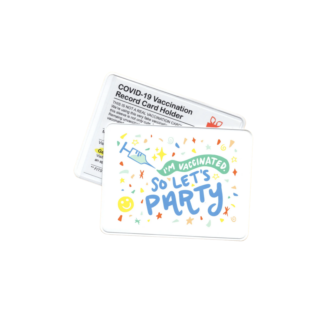 Let's Party!! Vaccination Card Case/Holder