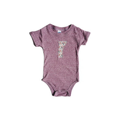 VT Floral Purple Onesie