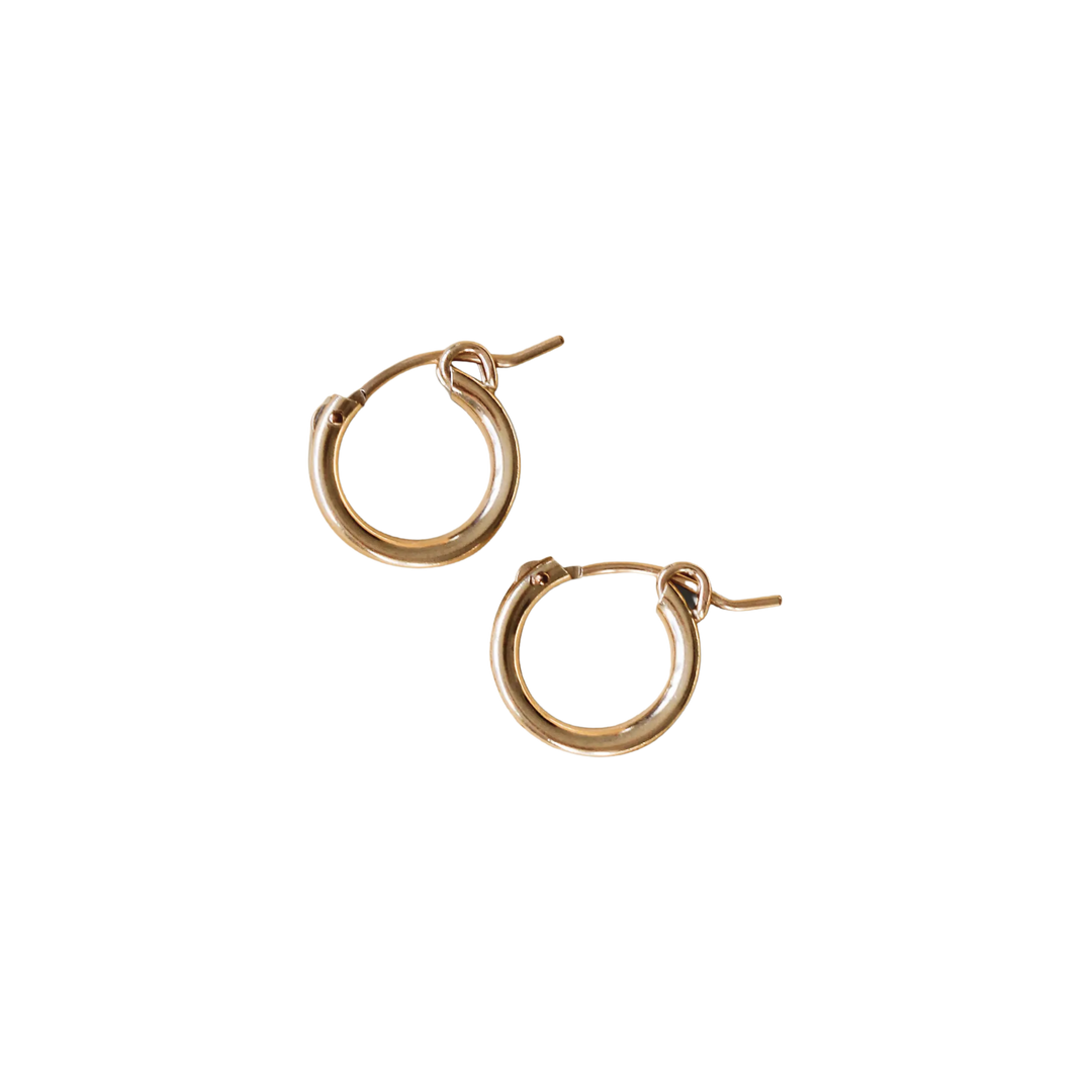 Sydney 13mm Hoop Earrings