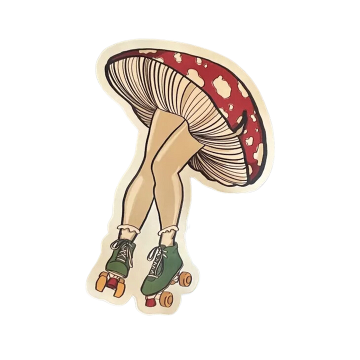 Shroom Skater Vinyl Sticker