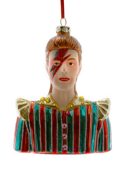David Bowie Bust Ornament