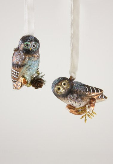 Forest Owl Ornaments