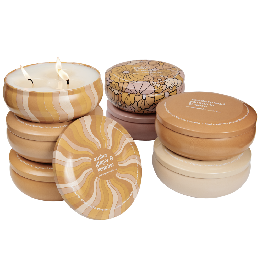 Triple Wick Tin Soy Candle