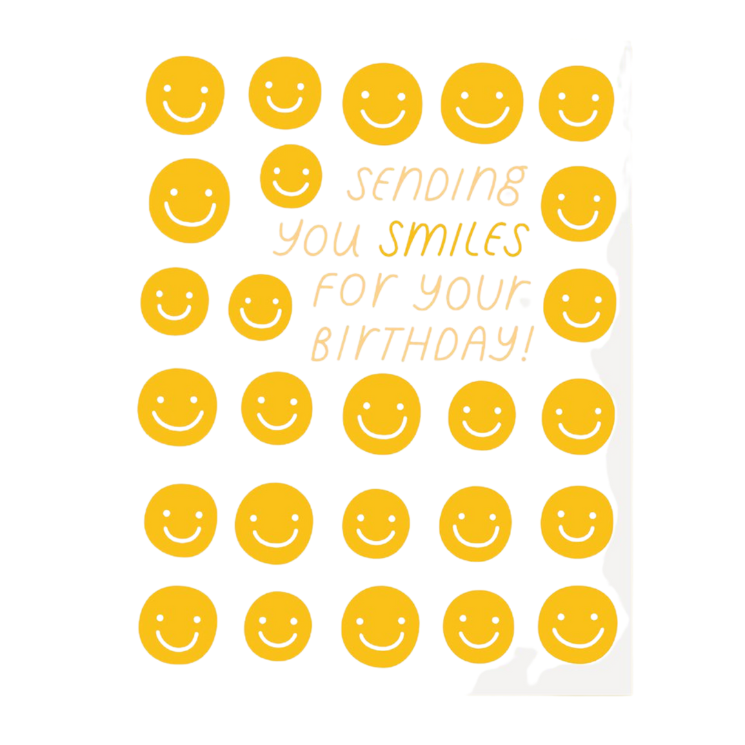 Sending You Smiles Birthday Card