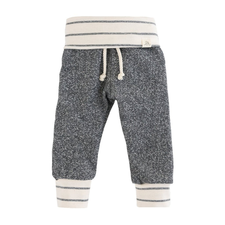 Stripe Sweat Pants - Gray and Woven