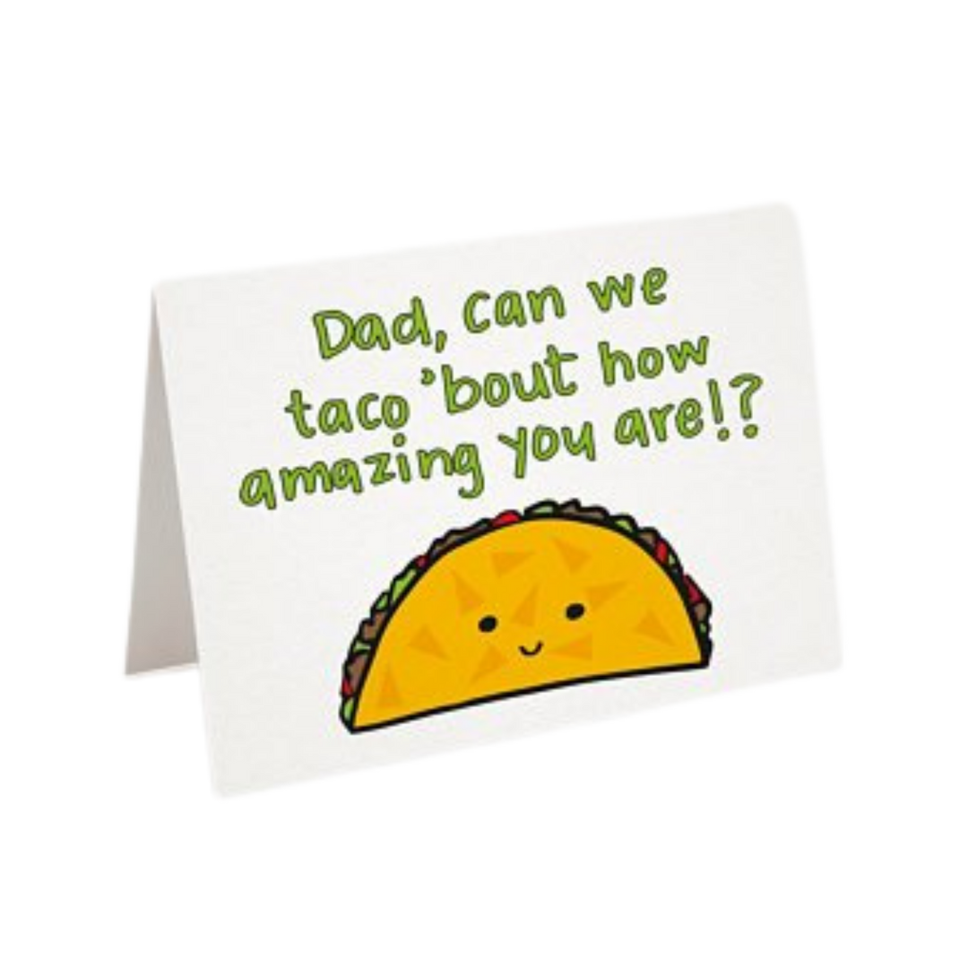 Dad Taco Father's Day Card