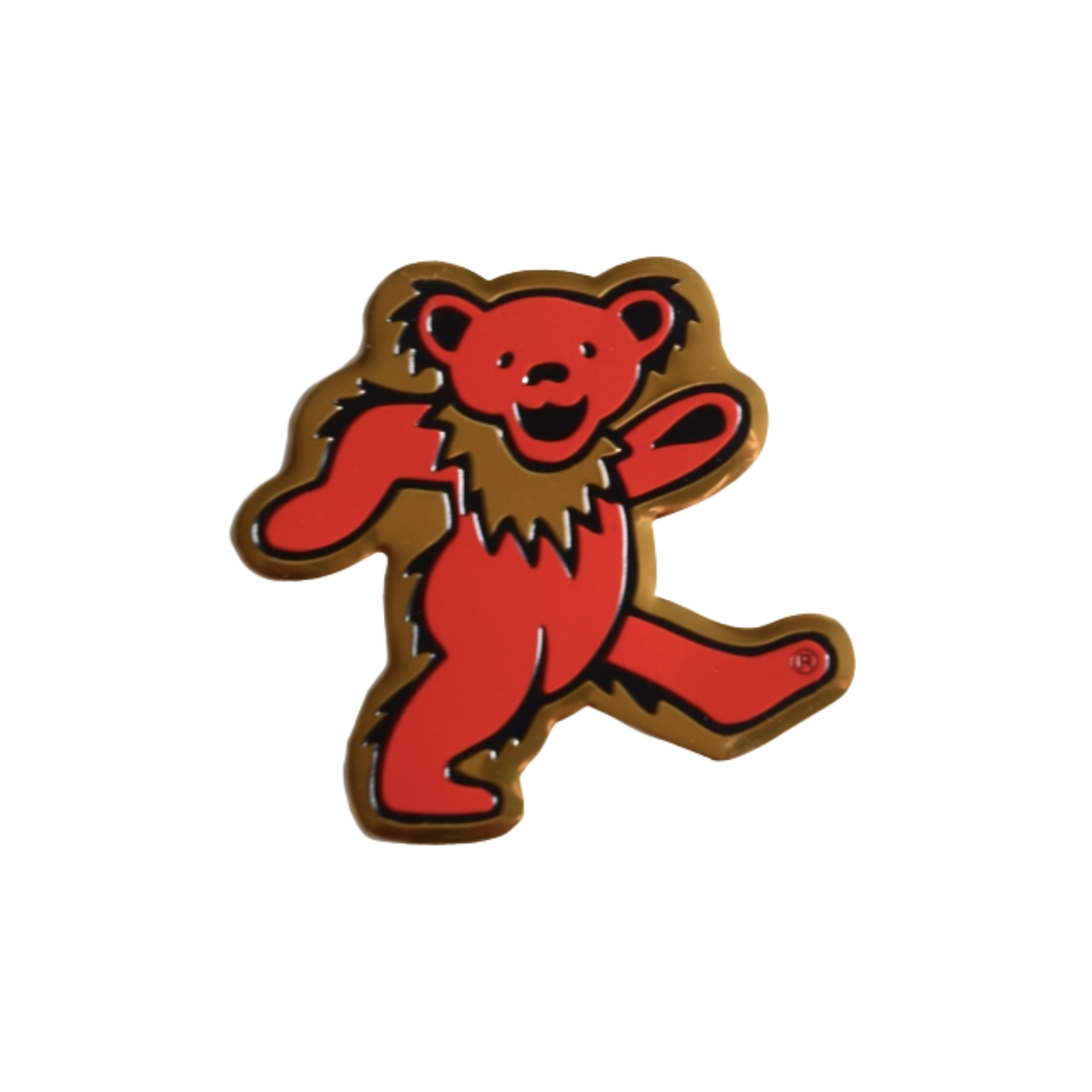 Grateful Dead Dancing Bear Small Metal Sticker