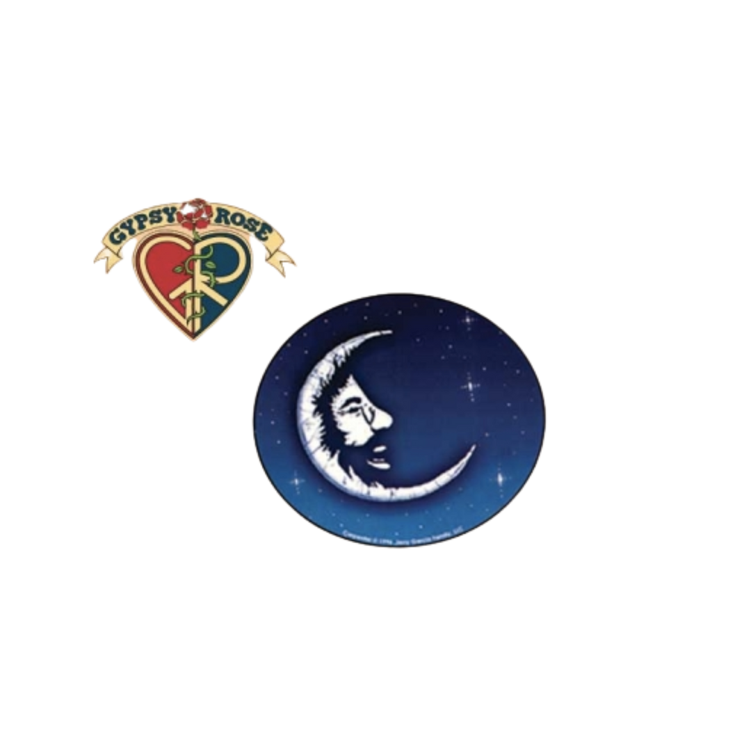 Grateful Dead Moonface Jerry Sticker