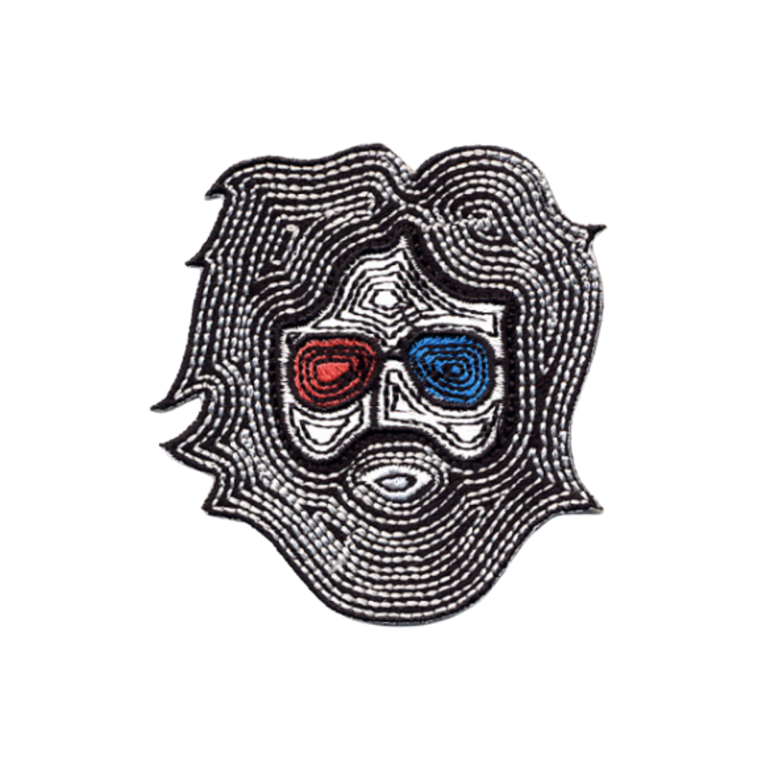 Jerry Garcia Trippy Face Patch